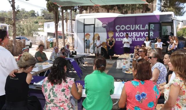 Muğla’da kadınlara ve çocuklara gezici destek