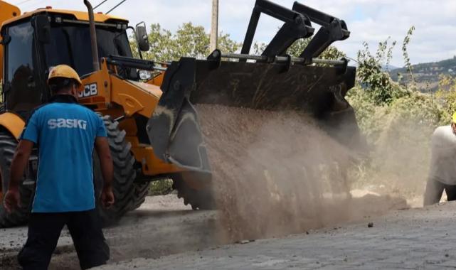 Sakarya Gürgentepe’de yol seferberliği