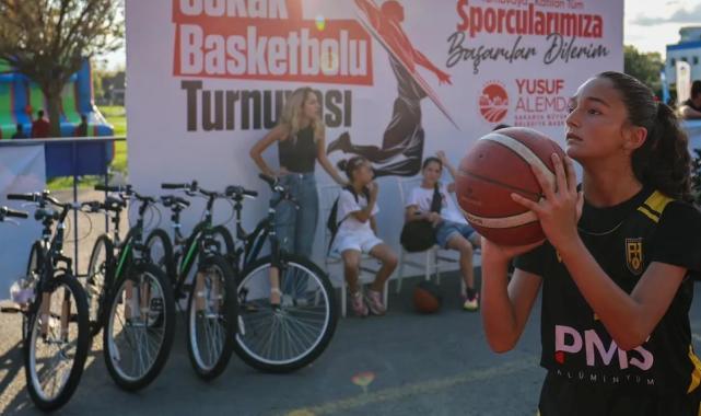 Sakarya’da sokakta basketbol coşkusu