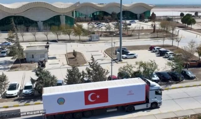 Şam’a zorlu hava koşullarında Türkiye’den iniş desteği
