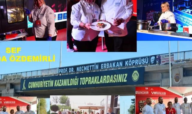Şef Ceyda Özdemirli’den Gastro Afyon’da lezzet rüzgarı
