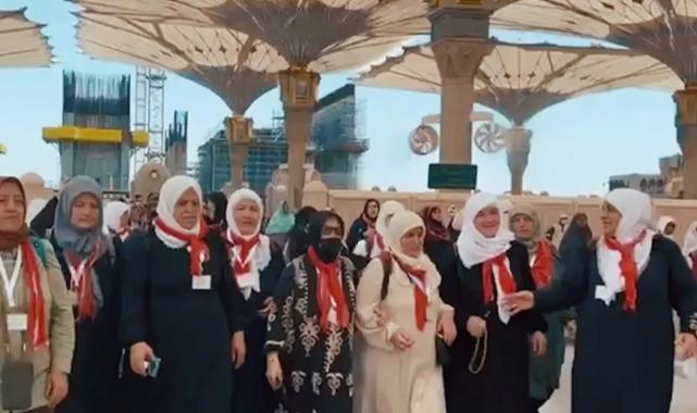 Şehit yakınları umreden döndü