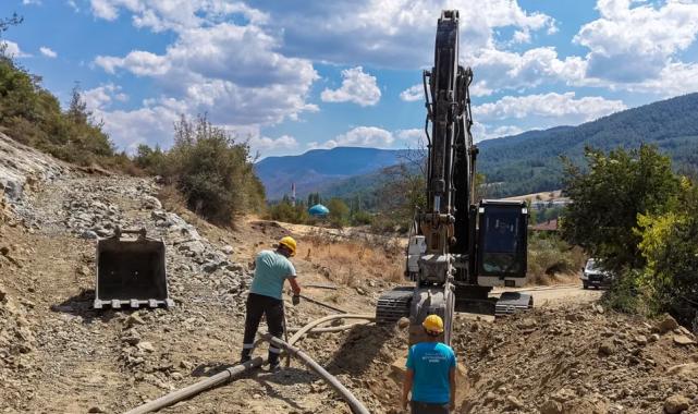 Şehren Mahallesi’ne yeni kaynak ile 2 bin metrelik içme suyu hattı