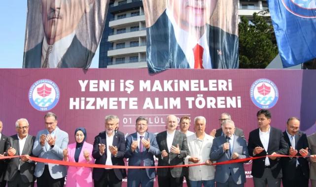 Trabzon Büyükşehir makine parkını güçlendiriyor