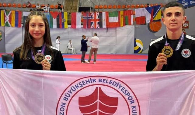 Trabzon Büyükşehir sporcuları zirveye yürümeye devam ediyor