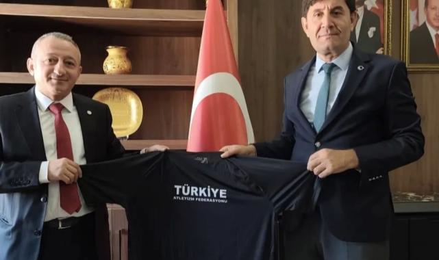 Türkiye Atletizm Federasyonu Asbaşkanı Cura’dan Mardin’de kurum müdürlerine ziyaret