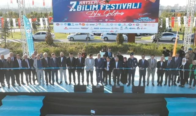 7’nci Kayseri Bilim Festivali açıldı