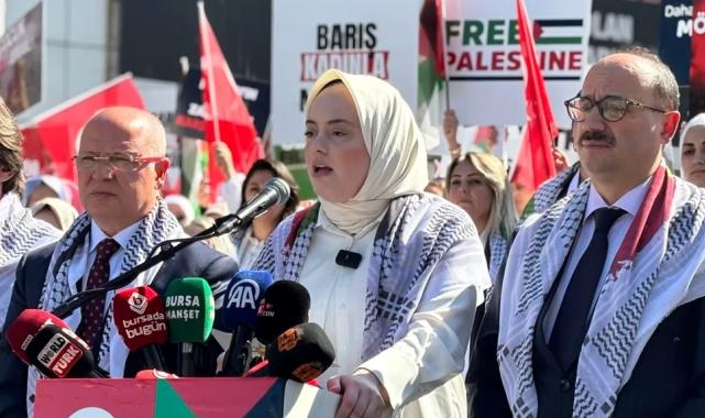 AK Parti Kadın Kolları’ndan 81 ilde ‘Gazze İçin Sessiz Çığlık’