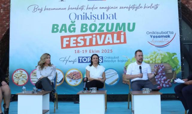Bağ Bozumu Festivali, gastronomi dünyasının ustalarını Kahramanmaraş’ta buluşturdu