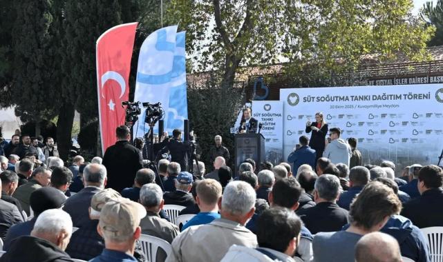 Balıkesir’de süt üreticisine soğuk zincir desteği