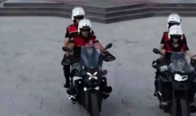 Bursa’da motosikletli polis timleri görev başında