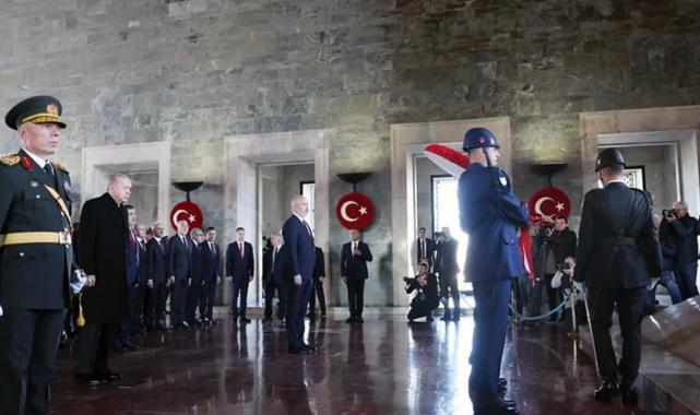 Cumhurbaşkanı Erdoğan, Anıtkabir’de