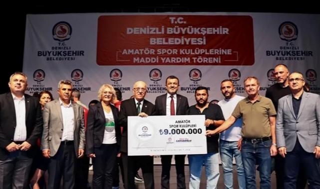 Denizli Büyükşehir’den amatör spor kulüplerine 9 Milyon TL destek