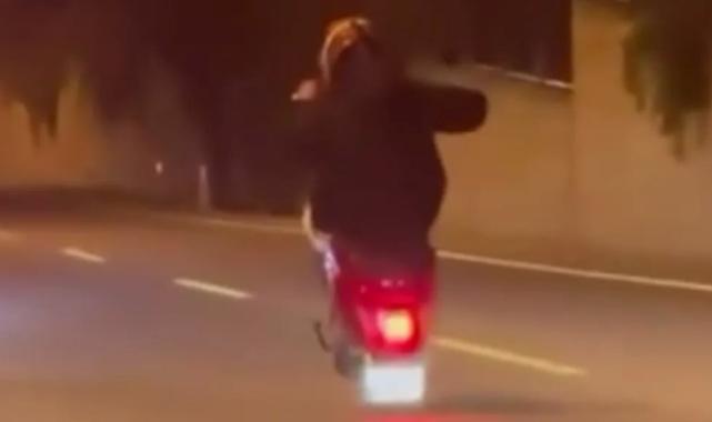 Denizli’de akrobatik sürücüye gereği yapıldı!