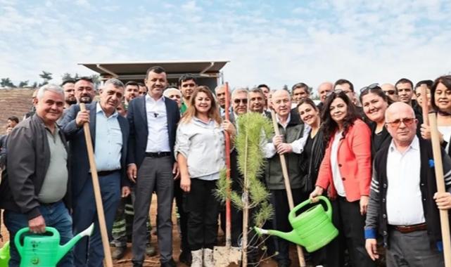 Denizli’de Muhtarlar Günü fidanlarla kutlandı