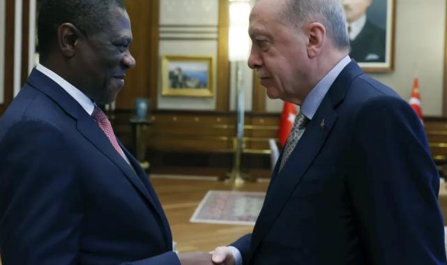 Erdoğan, Mashatile’yi Külliye’de kabul etti