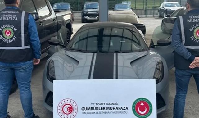 İstanbul’da 288 milyon TL değerinde 10 lüks araca el konuldu!