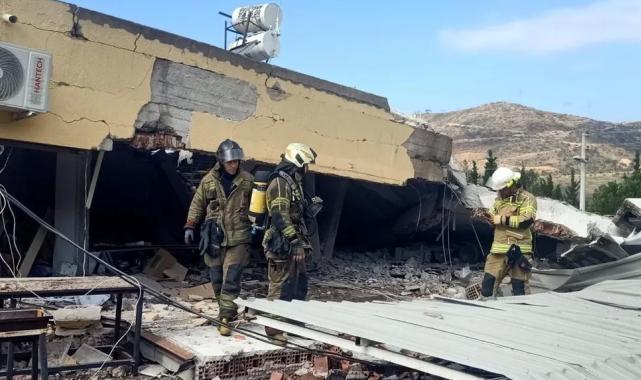 İzmir İtfaiyesi göçük altında kalan yurttaşı kurtardı