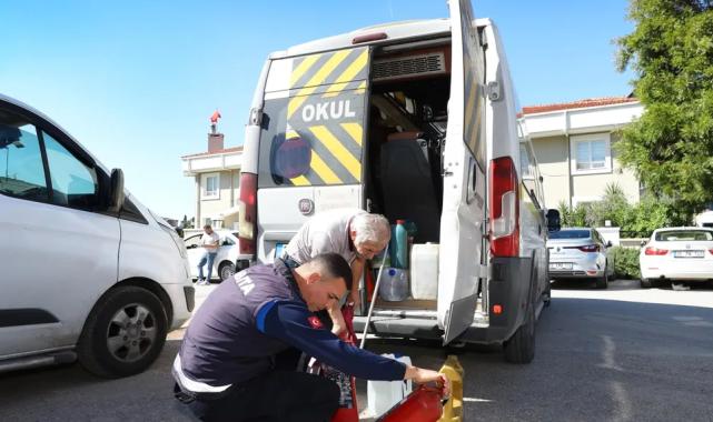 İzmir Narlıdere’de okul servislerine sıkı denetim