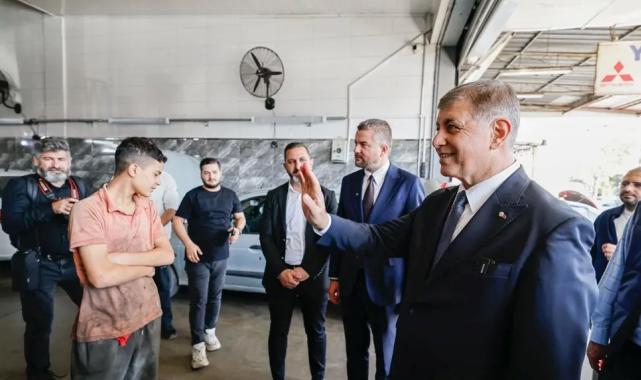 İzmir’de 6. Sanayi Sitesi esnafıne Başkan Tugay’dan ziyaret