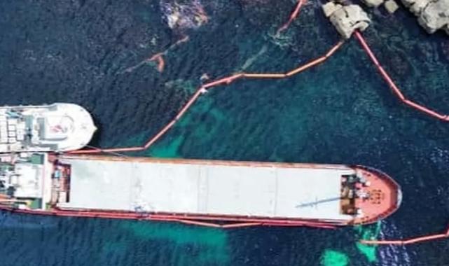 Karadeniz’de nefes kesen operasyon… Karaya oturan gemideki yakıt güvenle tahliye edildi!