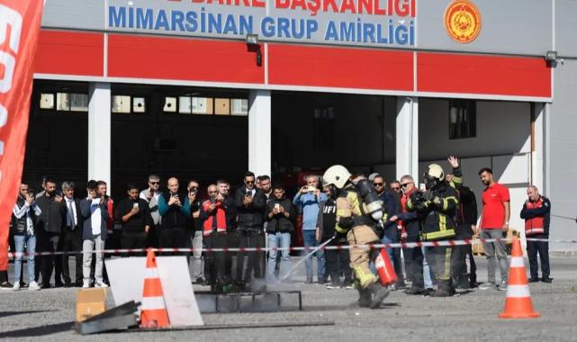 Kayseri Büyükşehir’den lityumlu yangın tatbikatı