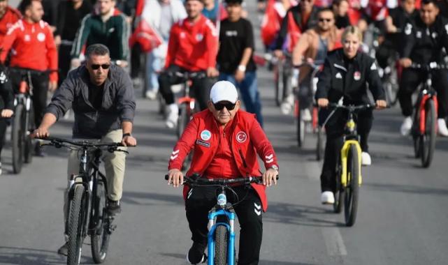 Kayseri ‘Cumhuriyetin Gücüyle’ pedalladı