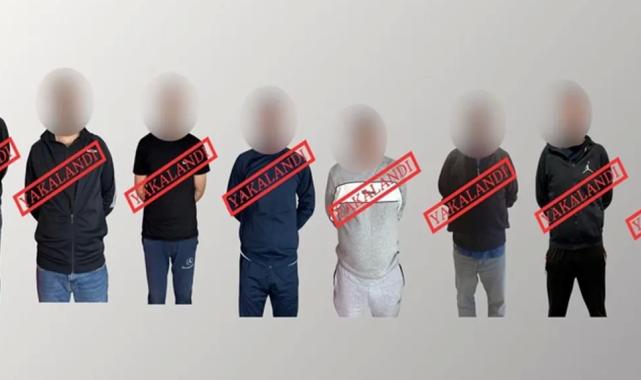 Kırmızı bültenle aranan 6 suçlu ve 2 ulusal kaçak yakalandı