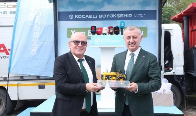 Kocaeli Büyükşehir 4 mevsim çiftçinin yanında