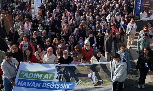 Kocaeli’de Gebzeli kadınlar “Adım At Havan Değişsin” etkinliğinde buluştu