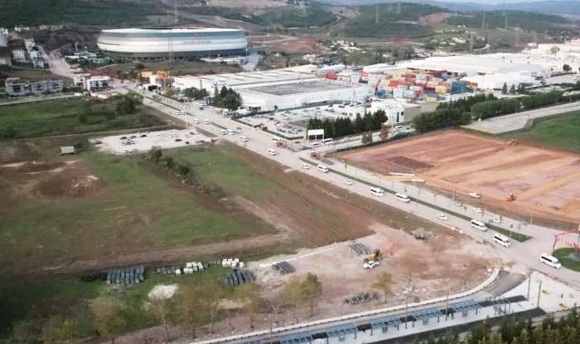 Kocaeli’de milli maç için 220 dönümlük dev organizasyon alanı hazır