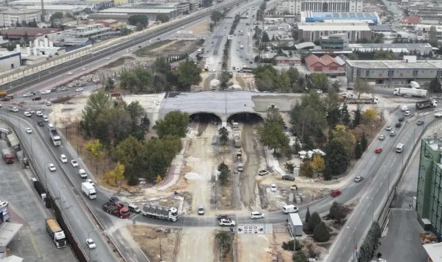 Konya Marangozlar Köprülü Kavşağı’nda çalışmalara devam
