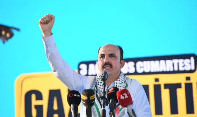 Konya’da Başkan Altay’dan Gazze mesajı