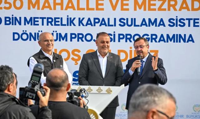 Malatya’da 70 milyon liralık sulama yatırımı