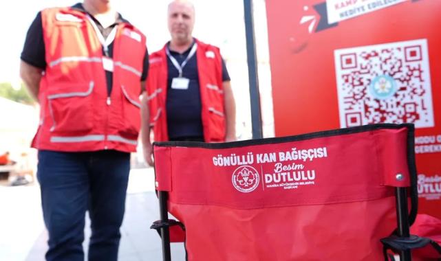 Manisa’da kamp sandalyesi hediyeli kan bağışı