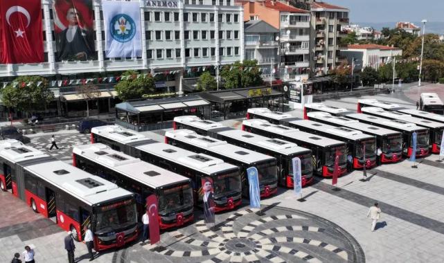 Manisa’nın ulaşım filosuna 35 yeni otobüs