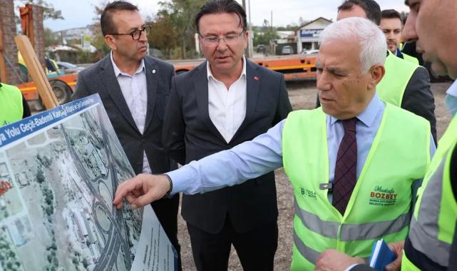 Mudanya Yolu’nda trafiği rahatlatacak köprü projesi hızla ilerliyor