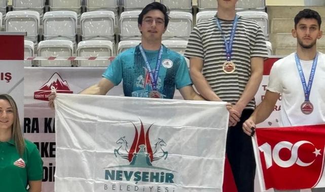 Nevşehirli sporcu Türkiye ikincisi oldu