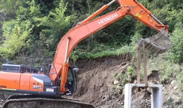 Ordu Büyükşehir’den Kırlı Mahallesi’ne taşkın önlemi