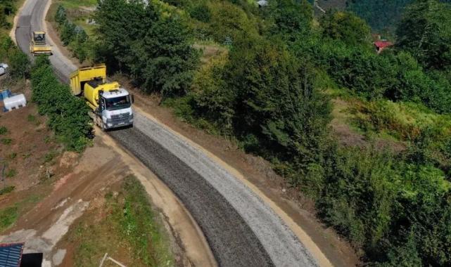 Ordu’da yol özlemi asfaltla son buldu