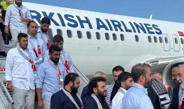 Özgürlük filosu aktivistleri Türkiye’ye döndü