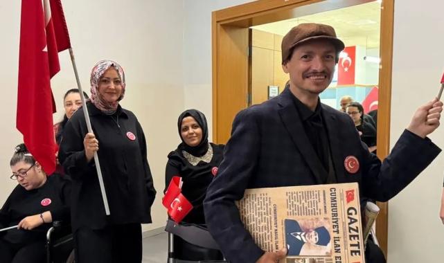 Sakarya’da özel bireylerin Cumhuriyet coşkusu