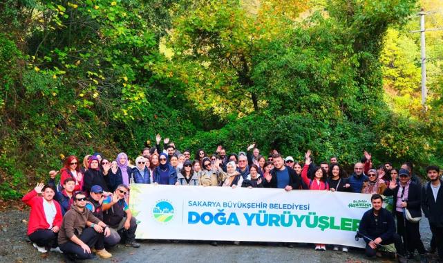 Sakarya’da sonbaharda büyüleyici rotada yürüyüş