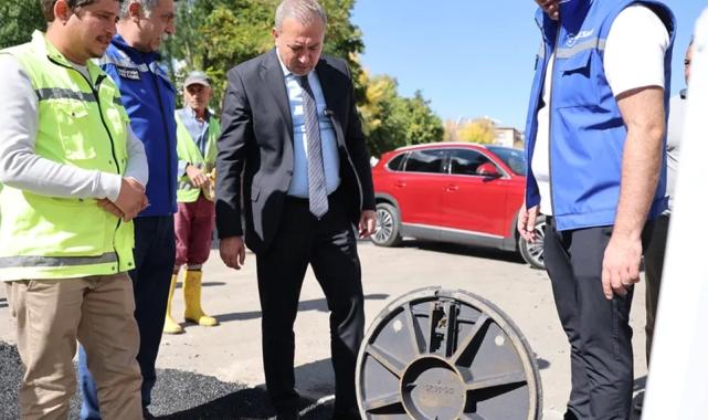Yağmur suyu hattından doğalgaz borusu geçirilmiş
