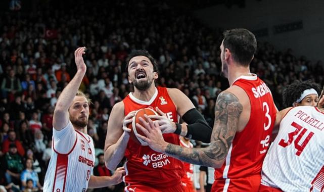 12 Dev Adam farklı galip! İsviçre’yi 85-60 yendik