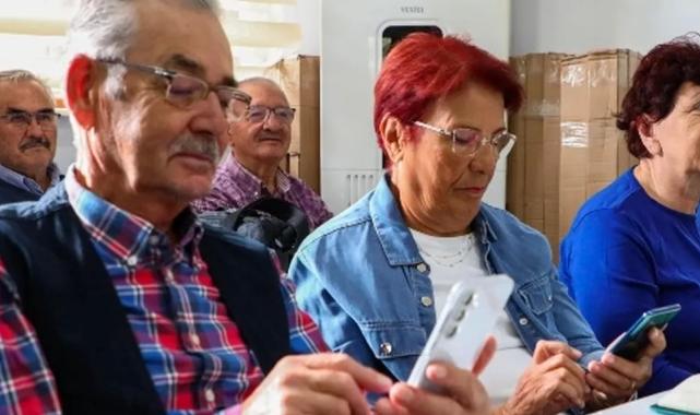 60 yaş üstü bireyler dijital çağa adım atıyor