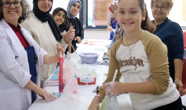 Anne ve çocuklar SAMEK’te birlikte üretti