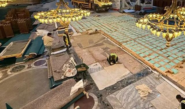Ayasofya’daki restorasyon çalışmalarındaki iddialara yalanlama: Zemin tahrip edilmedi!