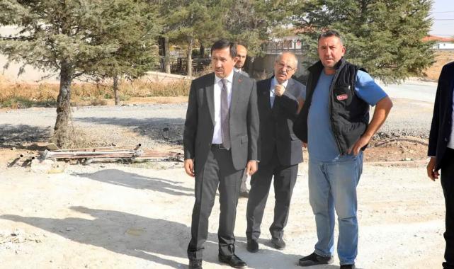 Başkan Kılca, Kızören ve Köseali’de yatırımları inceledi