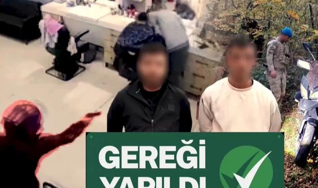 Berber dükkanına silahlı saldırının gereği yapıldı! Şüpheliler Bartın’da yakalandı